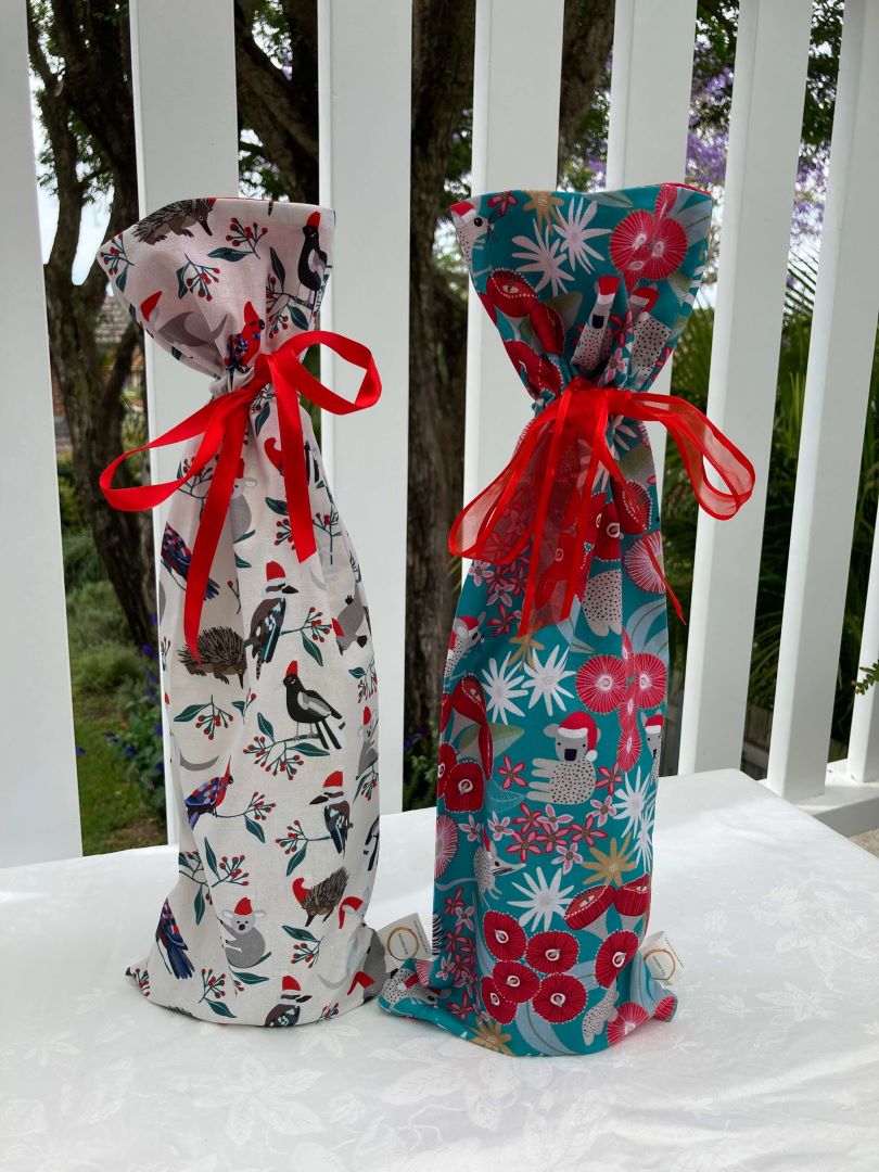 Reuseable Gift Bag - Wine Bottle