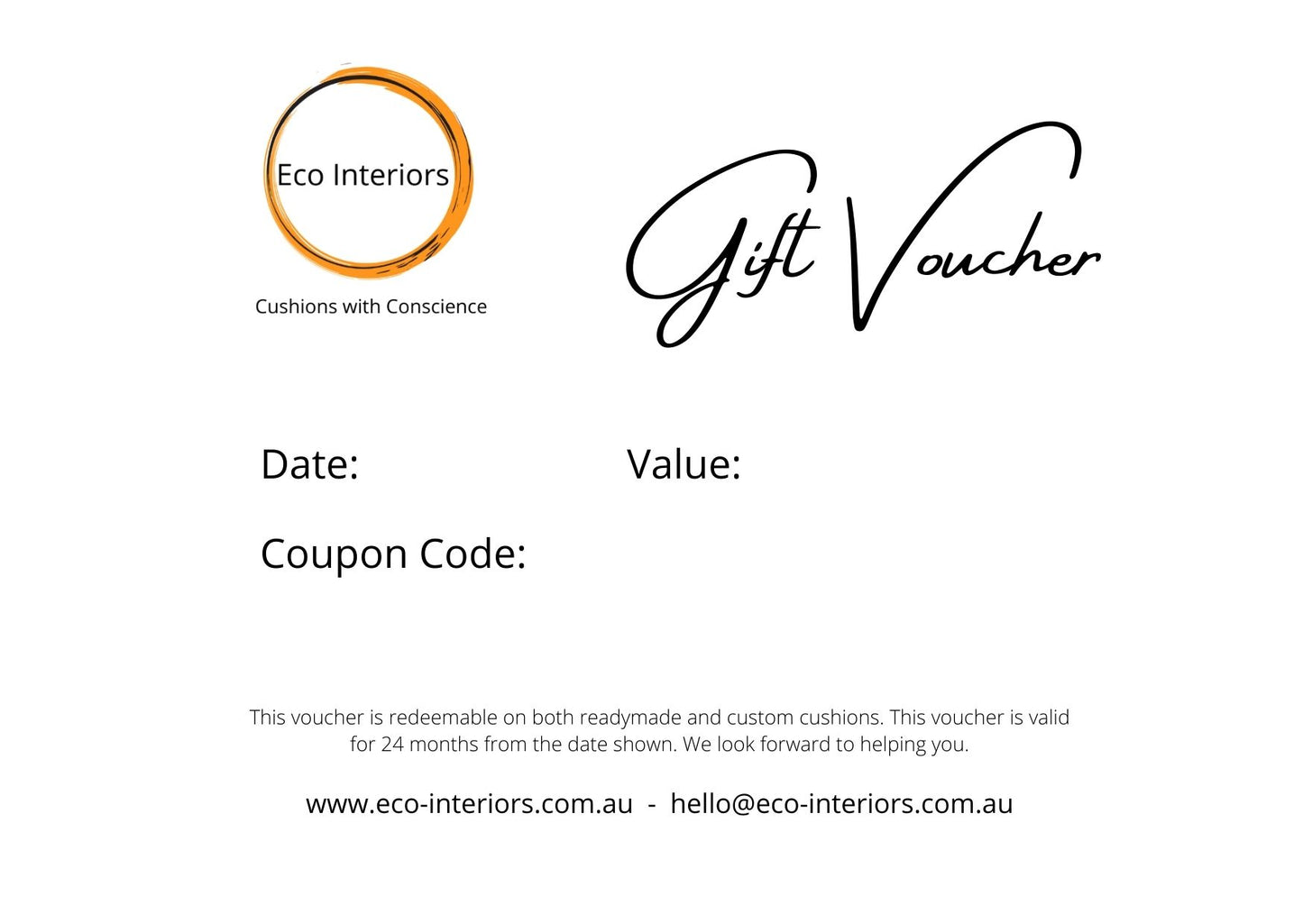 Eco Interiors Gift Card