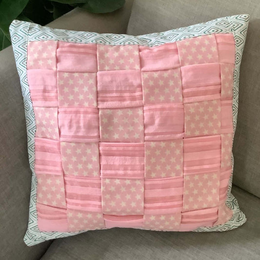 Around the weave cushion cover on a couch