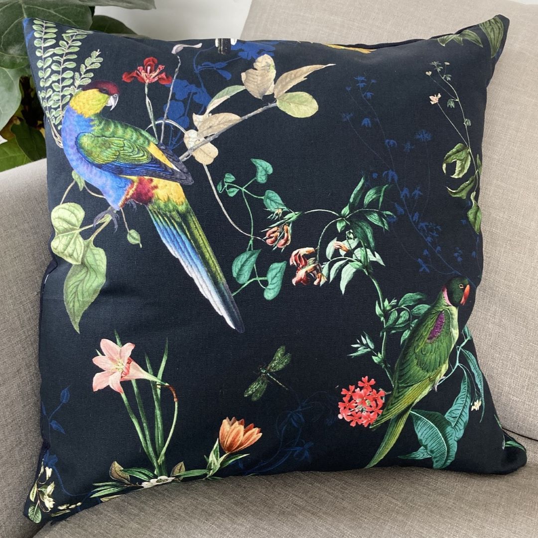 Tropical Bird Cushion Cover